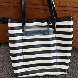 Striped bag